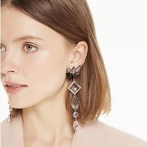 Kate Spade Chandelier Multi Crystals Maxi Statement Earrings